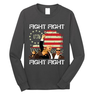 Trump Fight Fight Fight Long Sleeve Shirt