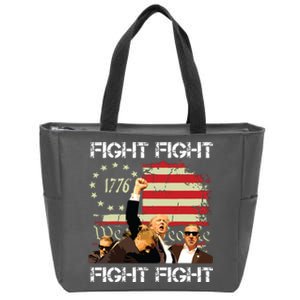 Trump Fight Fight Fight Zip Tote Bag