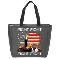 Trump Fight Fight Fight Zip Tote Bag