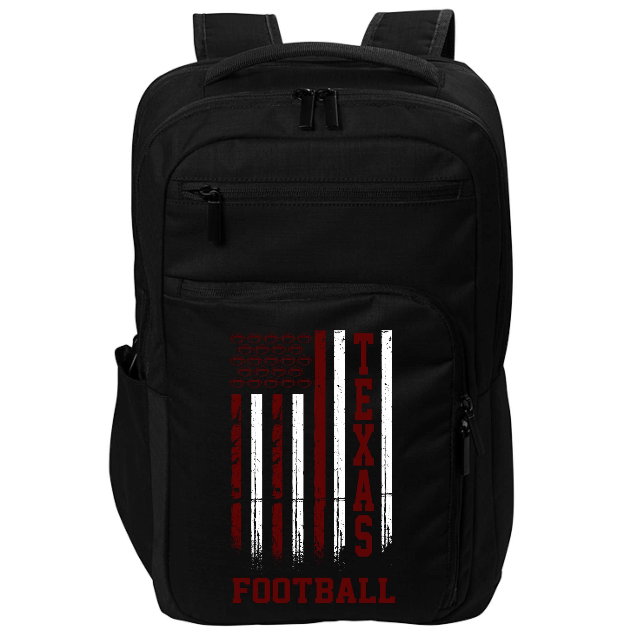 Texas Football Fan American Flag Impact Tech Backpack