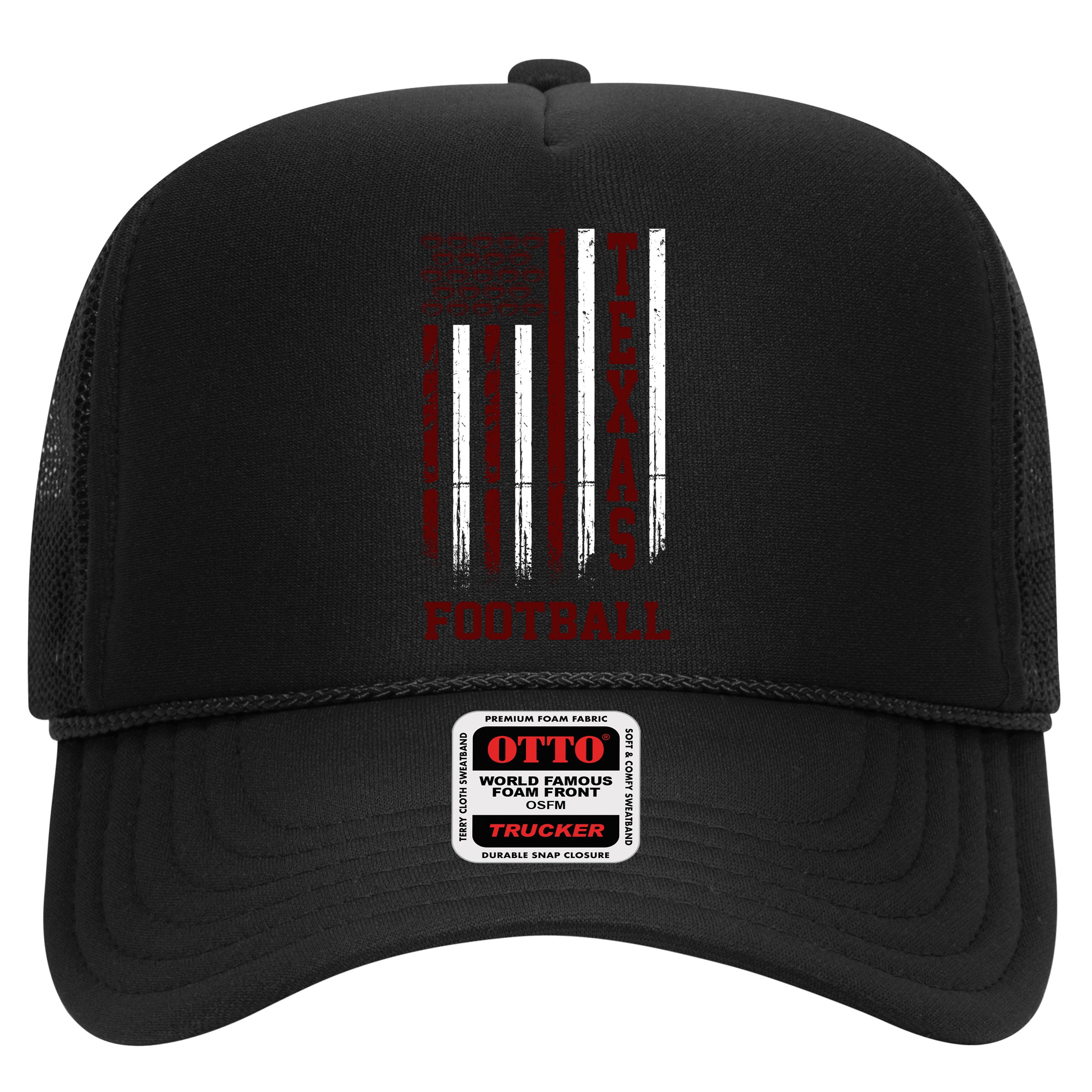 Texas Football Fan American Flag Hat