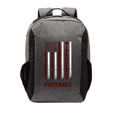 Texas Football Fan American Flag Vector Backpack