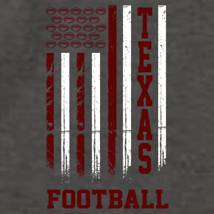 Texas Football Fan American Flag Vector Backpack
