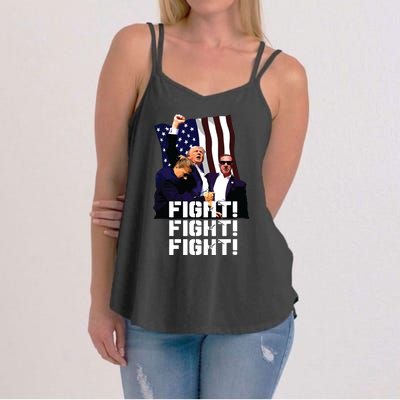 Trump Fight Fight Fight Women's Strappy Tank