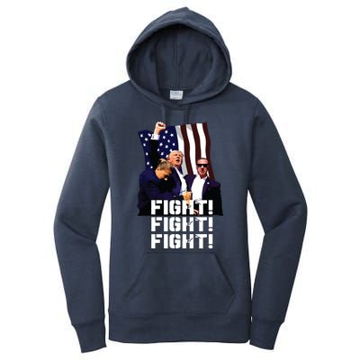 Trump Fight Fight Fight Women's Pullover Hoodie