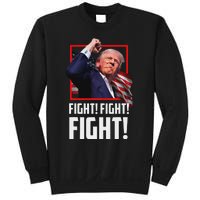 Trump Fight Fist 2024 Strong Support Sweatshirt