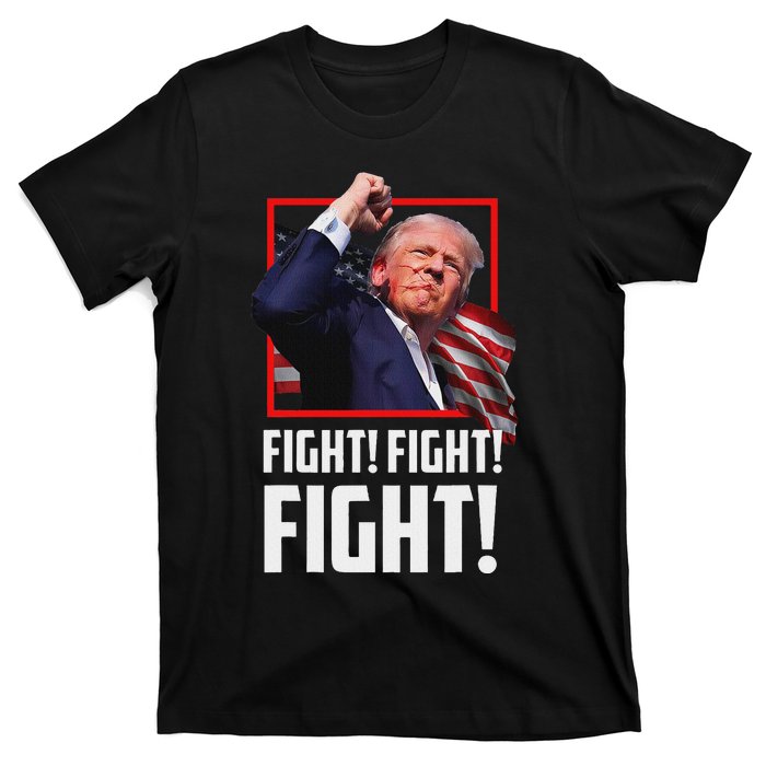 Trump Fight Fist 2024 Strong Support T-Shirt