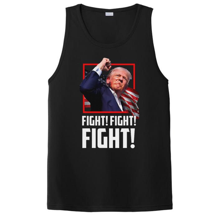 Trump Fight Fist 2024 Strong Support PosiCharge Competitor Tank