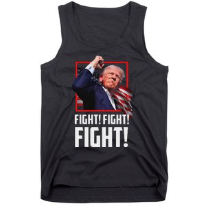 Trump Fight Fist 2024 Strong Support Tank Top