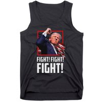 Trump Fight Fist 2024 Strong Support Tank Top