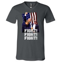 Trump Fight Fight Fight Gift V-Neck T-Shirt