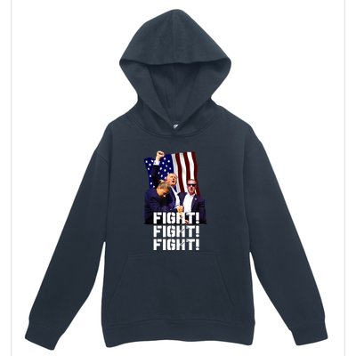 Trump Fight Fight Fight Gift Urban Pullover Hoodie