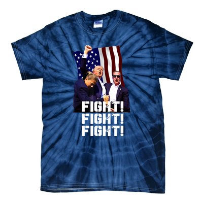 Trump Fight Fight Fight Gift Tie-Dye T-Shirt