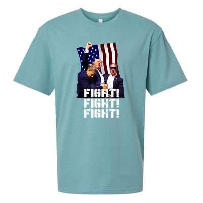 Trump Fight Fight Fight Gift Sueded Cloud Jersey T-Shirt