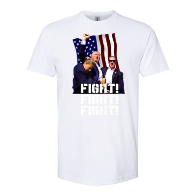 Trump Fight Fight Fight Gift Softstyle® CVC T-Shirt