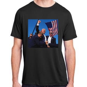 Trump Fight Fist 2024 Strong Support Adult ChromaSoft Performance T-Shirt