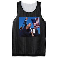 Trump Fight Fist 2024 Strong Support Mesh Reversible Basketball Jersey Tank