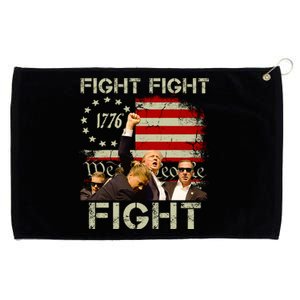 Trump Fight Fight Fight Trump Signals To Americans To Fight Cool Gift Grommeted Golf Towel