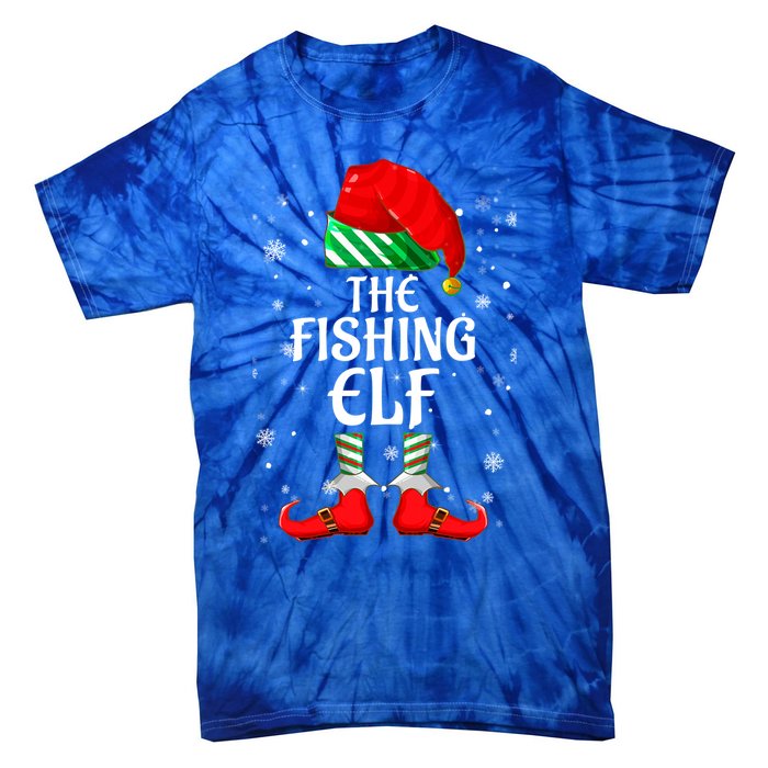 The Fishing Family Matching Group Christmas Meaningful Gift Tie-Dye T-Shirt