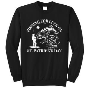 Trout Fly Fishing for luck on St. Patrick's Day Sweatshirt