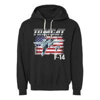 Tomcat F14 Fighter Jet Garment-Dyed Fleece Hoodie