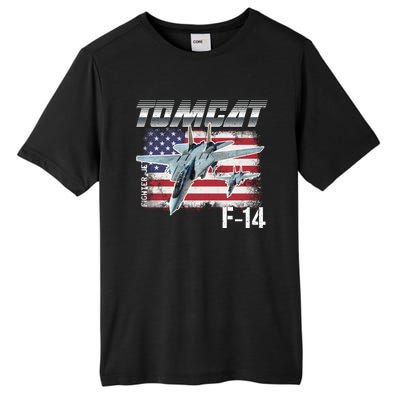 Tomcat F14 Fighter Jet Tall Fusion ChromaSoft Performance T-Shirt