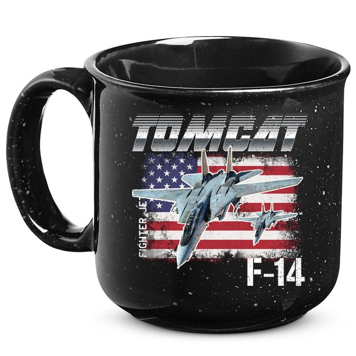 Tomcat F14 Fighter Jet 15oz Campfire Ceramic Mug