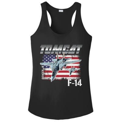 Tomcat F14 Fighter Jet Ladies PosiCharge Competitor Racerback Tank