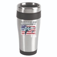 Tomcat F14 Fighter Jet 16oz Travel Tumbler