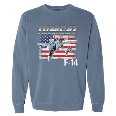 Tomcat F14 Fighter Jet Garment-Dyed Sweatshirt