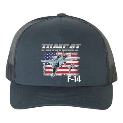 Tomcat F14 Fighter Jet Yupoong Adult 5-Panel Trucker Hat