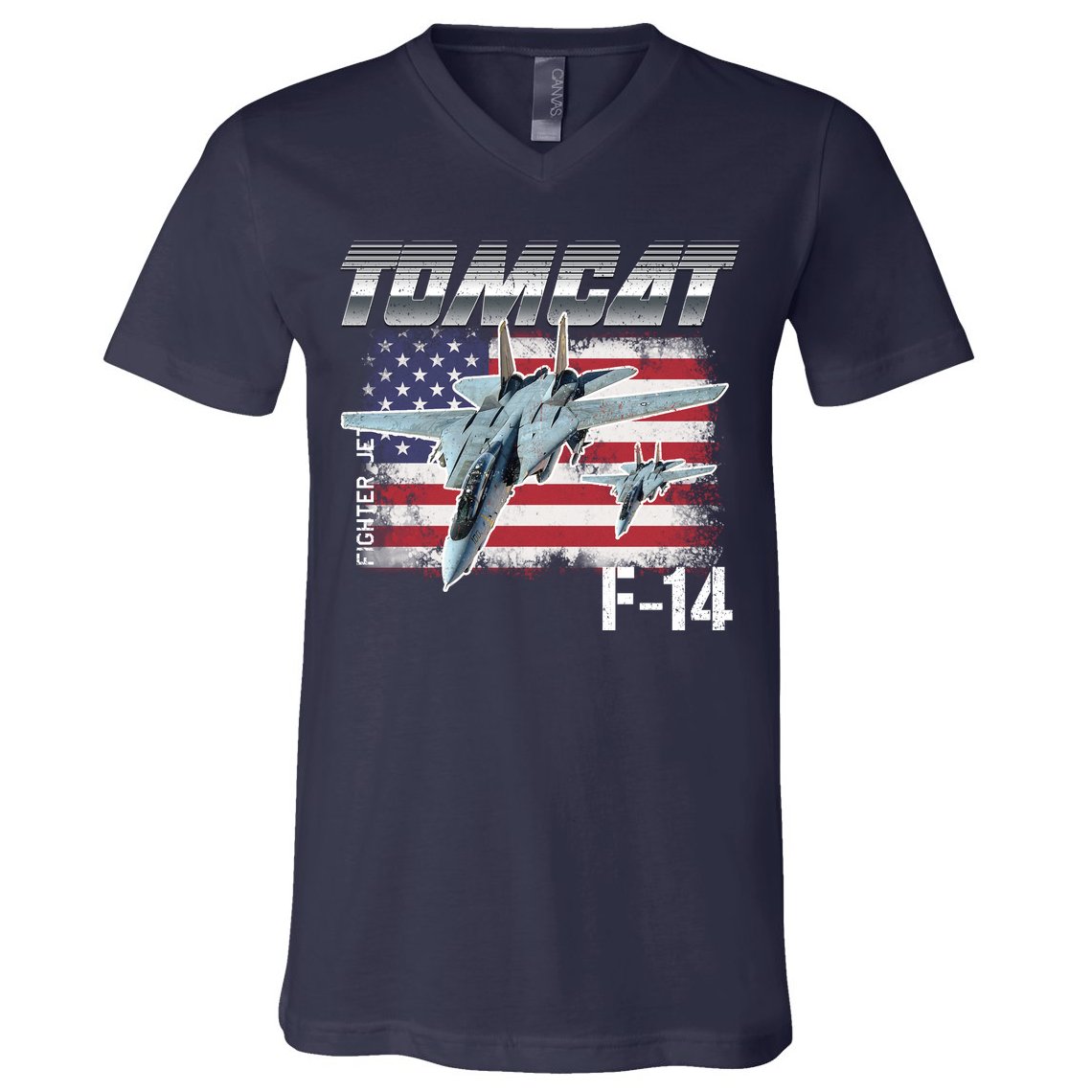 Tomcat F14 Fighter Jet V-Neck T-Shirt