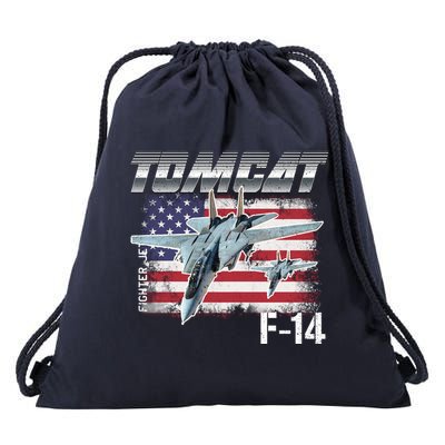 Tomcat F14 Fighter Jet Drawstring Bag