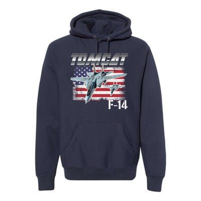 Tomcat F14 Fighter Jet Premium Hoodie