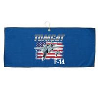 Tomcat F14 Fighter Jet Large Microfiber Waffle Golf Towel