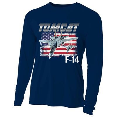 Tomcat F14 Fighter Jet Cooling Performance Long Sleeve Crew