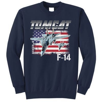 Tomcat F14 Fighter Jet Tall Sweatshirt