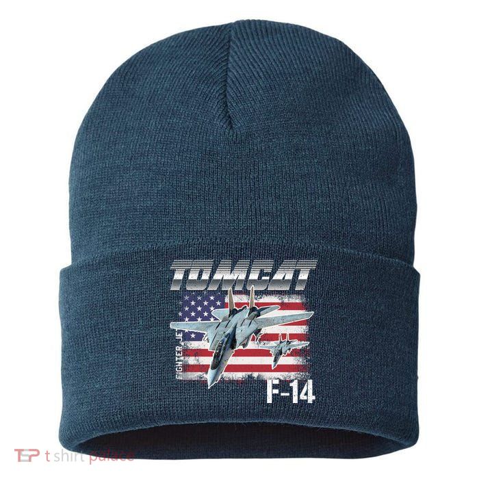 Tomcat F14 Fighter Jet Sustainable Knit Beanie