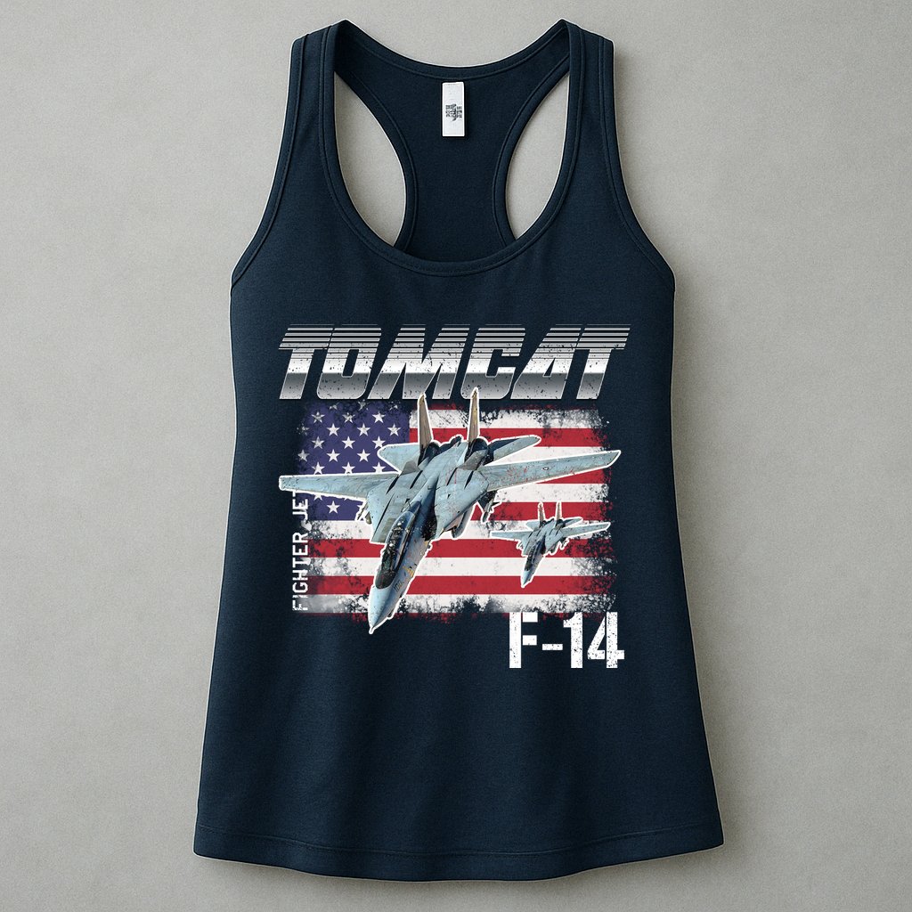 Tomcat F14 Fighter Jet Womens Tank Top