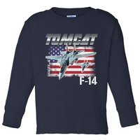 Tomcat F14 Fighter Jet Toddler Long Sleeve Shirt