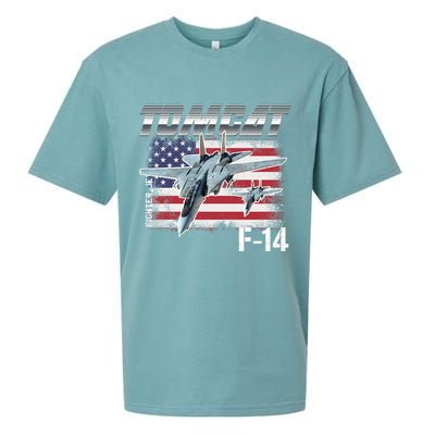 Tomcat F14 Fighter Jet Sueded Cloud Jersey T-Shirt