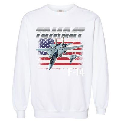 Tomcat F14 Fighter Jet Garment-Dyed Sweatshirt