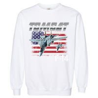 Tomcat F14 Fighter Jet Garment-Dyed Sweatshirt
