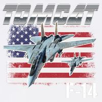 Tomcat F14 Fighter Jet Garment-Dyed Sweatshirt
