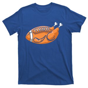 Turkey Football Funny Thanksgiving Dinner Family Graphic Funny Gift T-Shirt