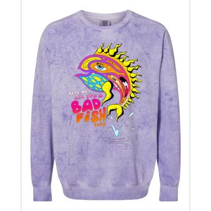 THAT FRIDAY FEELING Women Cute Night And Or Day Sleepwear Colorblast Crewneck Sweatshirt