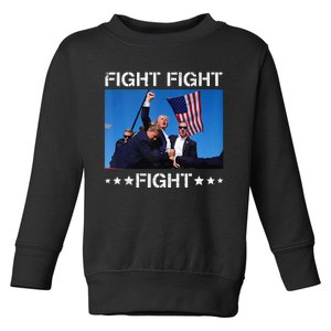 Trump Fight Fight Fight Toddler Sweatshirt