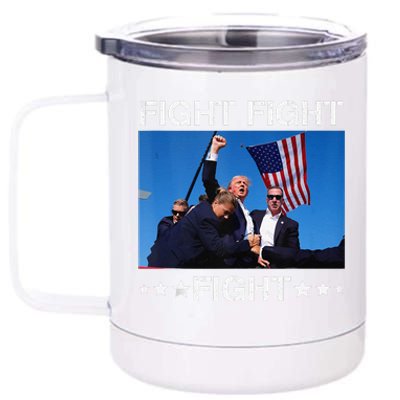 Trump Fight Fight Fight 12 oz Stainless Steel Tumbler Cup