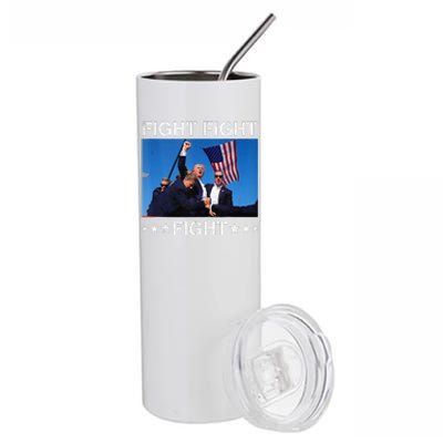 Trump Fight Fight Fight Stainless Steel Tumbler