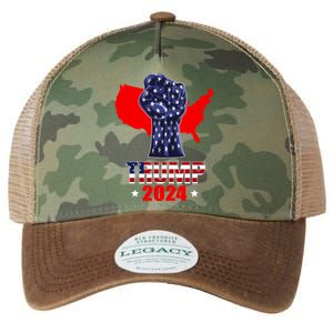 Trump Fight For America Legacy Tie Dye Trucker Hat